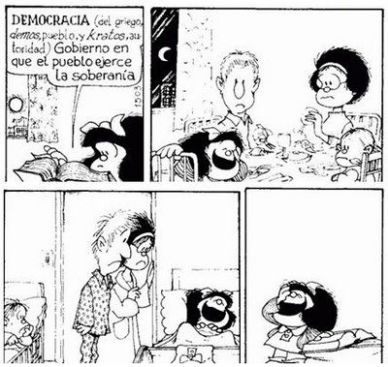 mafalda democracia